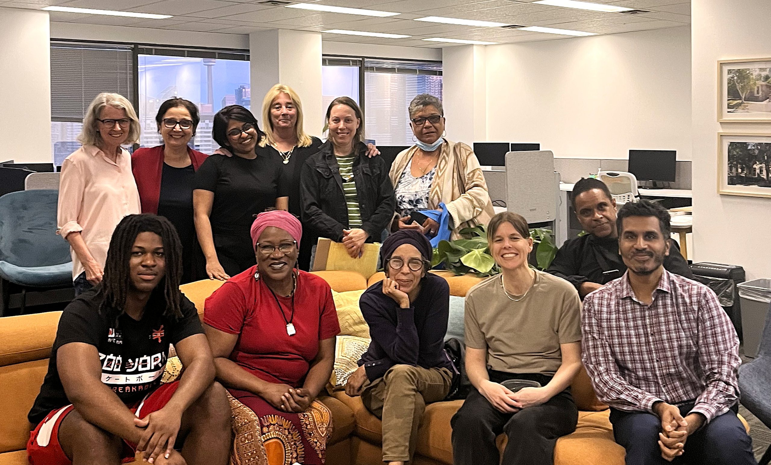 Tenant Advisory Group members and Circle Staff in a meeting.