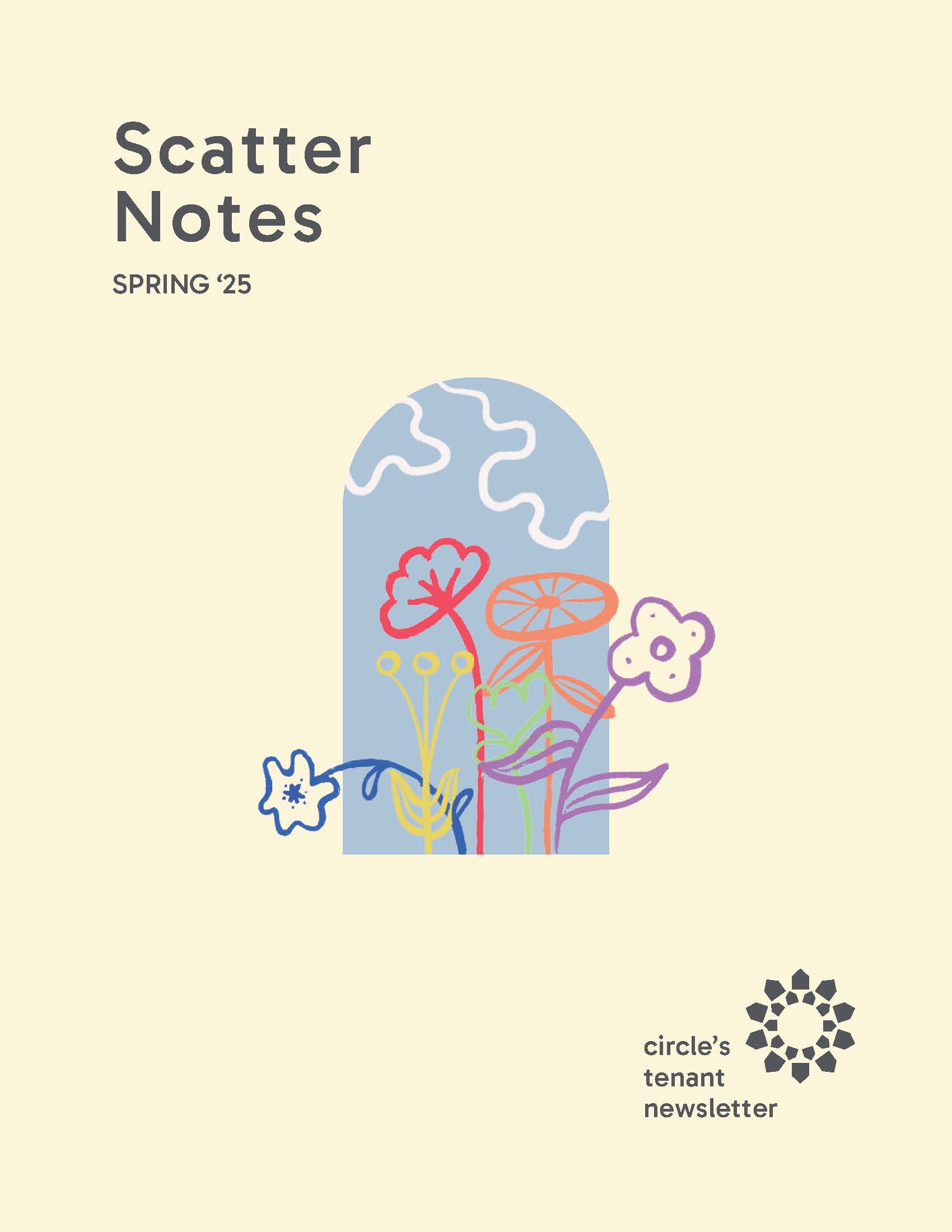 Scatter Notes Spring '25 Cover The summer 2024 edition of the Scatter Notes Newsletter